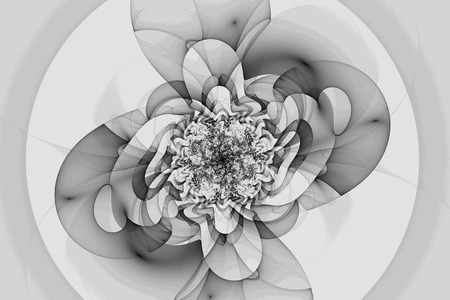 Abstract fractal ÃÂ¡haotic motion by Elena Ivanova IvEA, computer-generated imageの写真素材