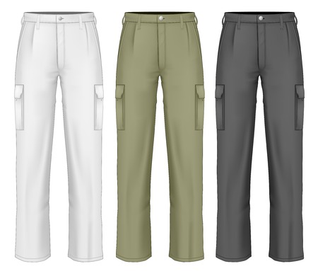 Men work trousers.のイラスト素材