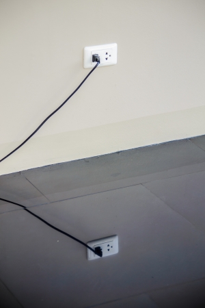 connect high homese plug wallの写真素材