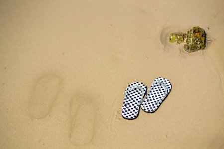 Missing footwearの写真素材