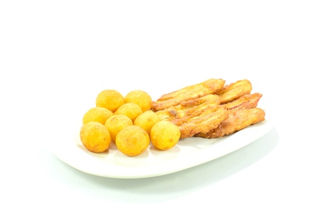 Banana fried and の写真素材