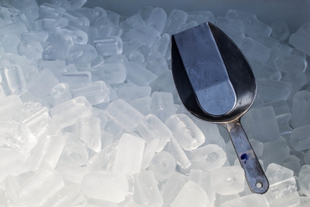 The scoop and ice