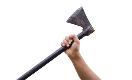 axe in handの写真素材