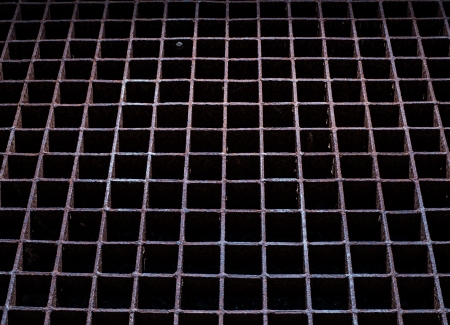 Lid drain steel rustの写真素材