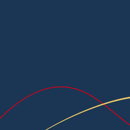 dark winter background gold and red ribbon