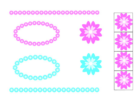 floral decorationの写真素材