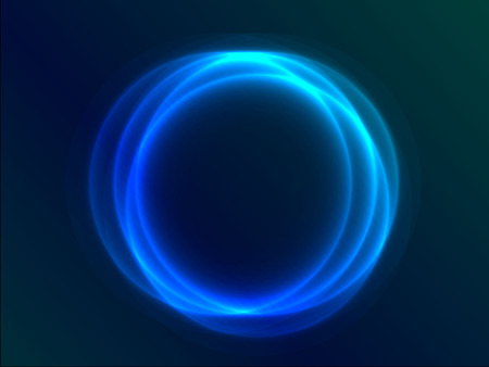 Blue abstract circle.のイラスト素材