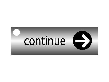 Silver continue arrowのイラスト素材