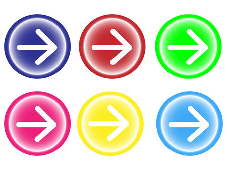Set of arrows.のイラスト素材