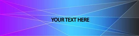 Blue and violet bannerのイラスト素材