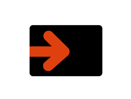 Arrow button.のイラスト素材