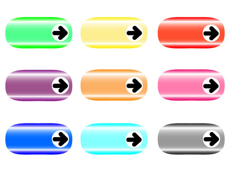 Set of arrows.のイラスト素材