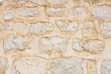 A texture of large raw stone cemented surface 