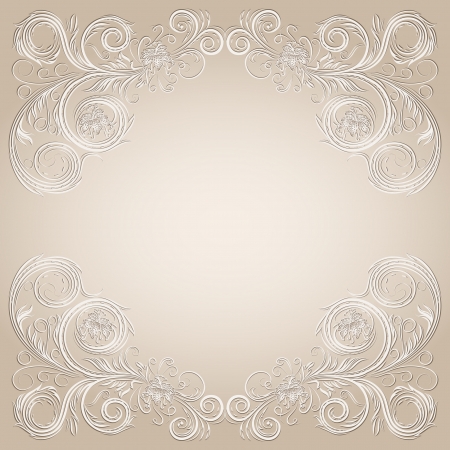 Decorative vintage frameのイラスト素材