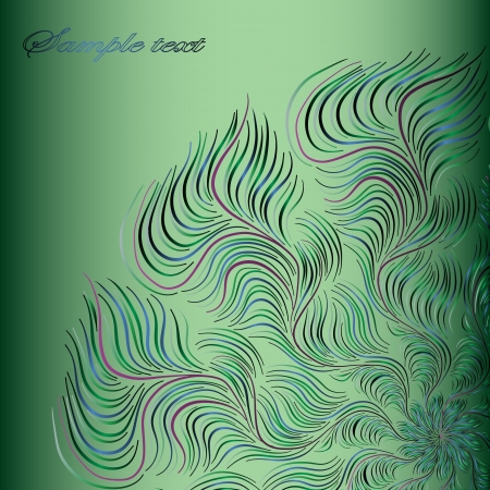 Ornamental floral round lace backgroundのイラスト素材