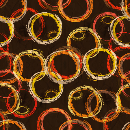 Seamless pattern circlesのイラスト素材