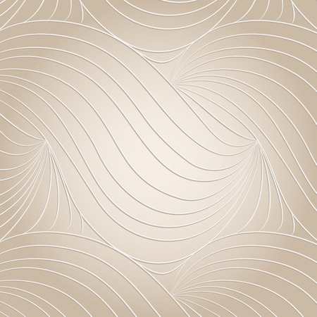 seamless abstract hand-drawn pattern with wavesのイラスト素材