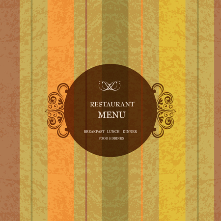 Restaurant menu designのイラスト素材