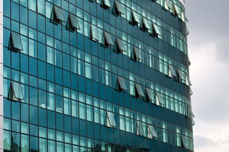 Modern architecture detail, modern office building