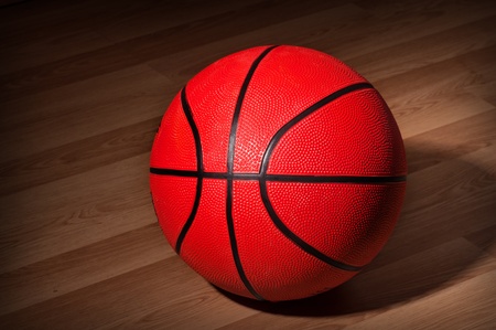 close up shot of basketball - backgroundの写真素材