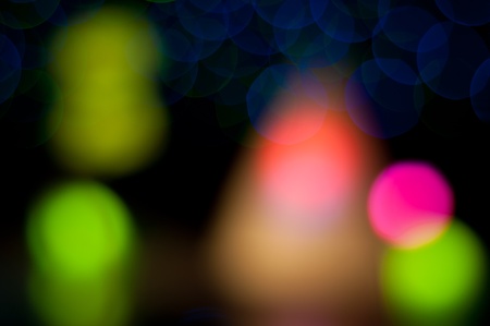 Beautiful abstract background of holiday lights の写真素材