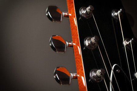 Detail Picture of a vintage, classic electric guitarの写真素材