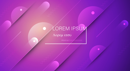 Abstract minimal gradient shapes and geometric pattern composition. Colorful gradient background. Vector abstract modern graphic design for template, poster, wallpaper, flyer, bannerのイラスト素材