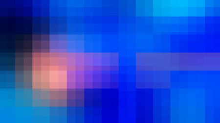 Vector abstract pixel or geometric pattern background. Illustration of squares with color blue...