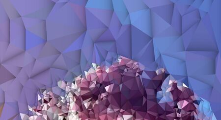 Illustration modern abstract polygon shape for wallpaper background. Vector image of graphic design...