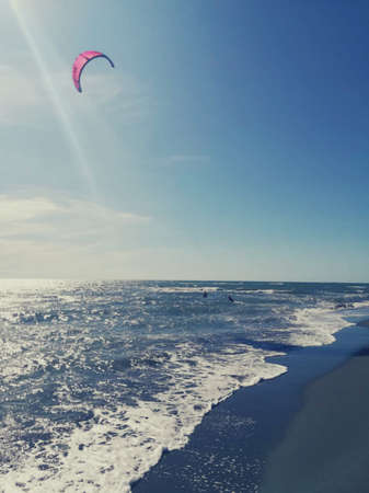 sea and wavesの写真素材