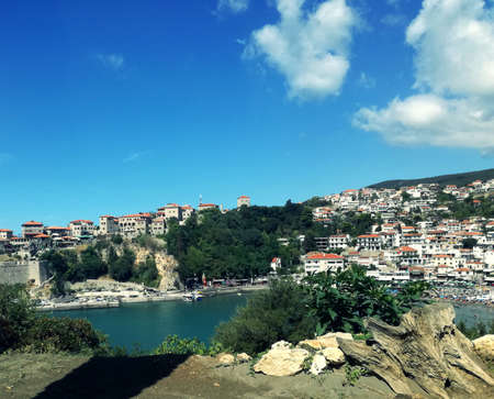 old town ulcinj, montenegroの写真素材