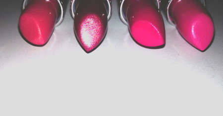 Lipstick for girl. be beauty and elegance. acessories for women. make upの写真素材