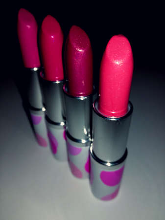 Lipstick for girl. be beauty and elegance. acessories for women. make upの写真素材