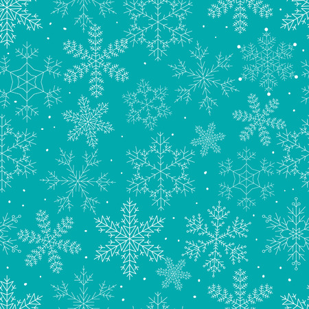 Seamless background with snowflakes.のイラスト素材