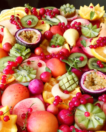 Fruit platterの写真素材
