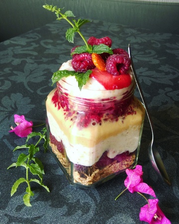 Oat mealの写真素材