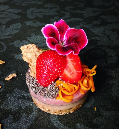 Raw vegan cookiesの写真素材