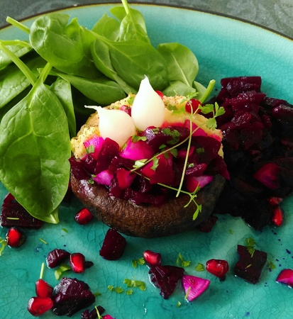 Portobello lunchの写真素材