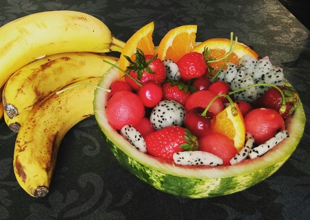Fruit bowlの写真素材