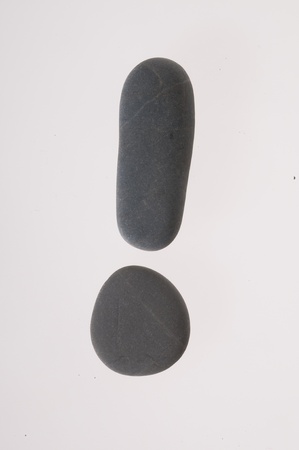 composition of two stonesの写真素材