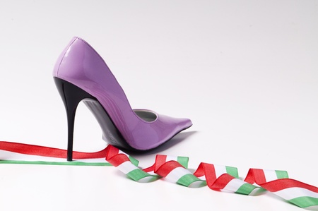 italianwoman's shoeの写真素材