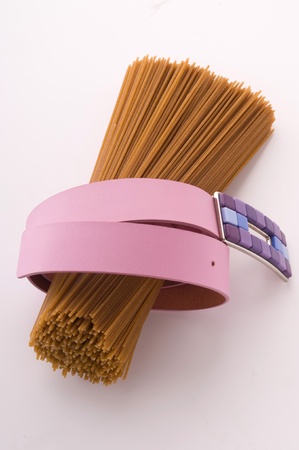 wholegrain with pink beltの写真素材