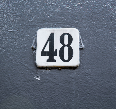 Huisnummer / number plate 48