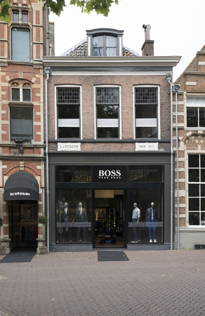 Clothes store Hugo Boss 3 Zwolle, the Netherlands, 12 July 2016のeditorial素材
