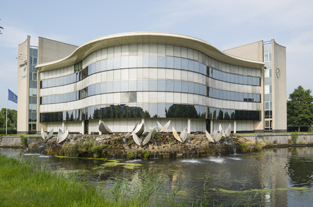 Water Pointer building Lelystad, the Netherlands 24 July 2016のeditorial素材