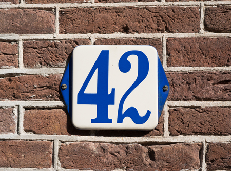 House number 42のeditorial素材