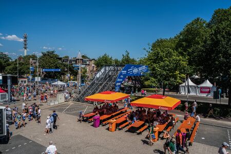 Nijmegen, The Netherlands 16th July 2018 - Wedren at the Four Days Marchのeditorial素材
