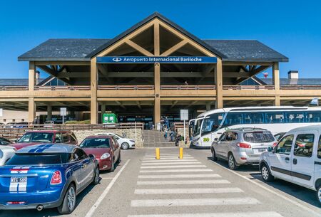 Bariloche, Argentina, 20th March 2019 - Exterior of the Bariloche airport in the famous Patagonia region of Argentinaのeditorial素材