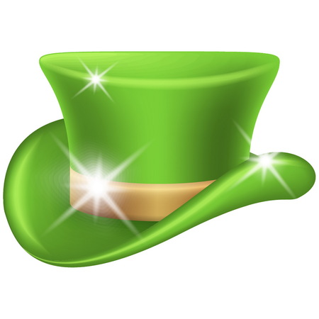Green leprechaun hatのイラスト素材