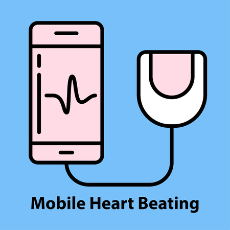 portable ultrasound systemのイラスト素材